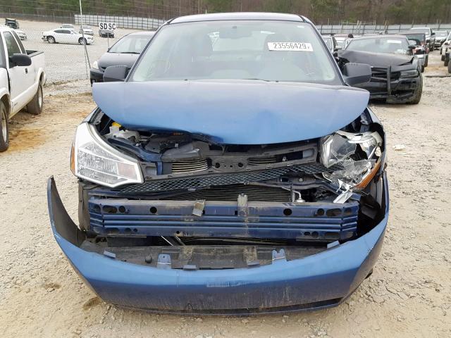 1FAHP35N38W228254 - 2008 FORD FOCUS SE 蓝色 照片 9
