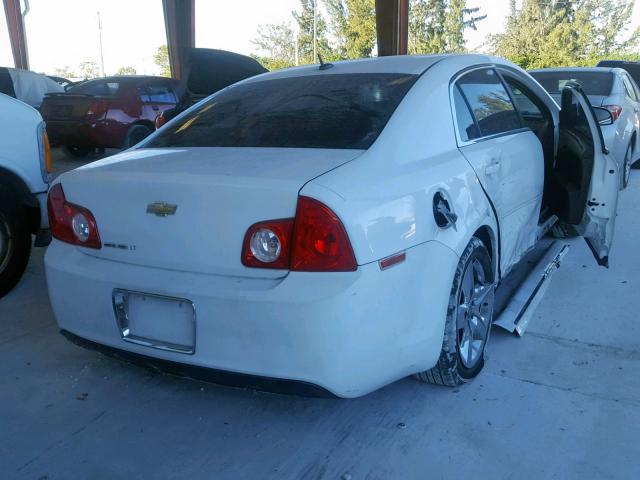 1G1ZC5EB3AF252662 - 2010 CHEVROLET MALIBU 1LT WHITE photo 4