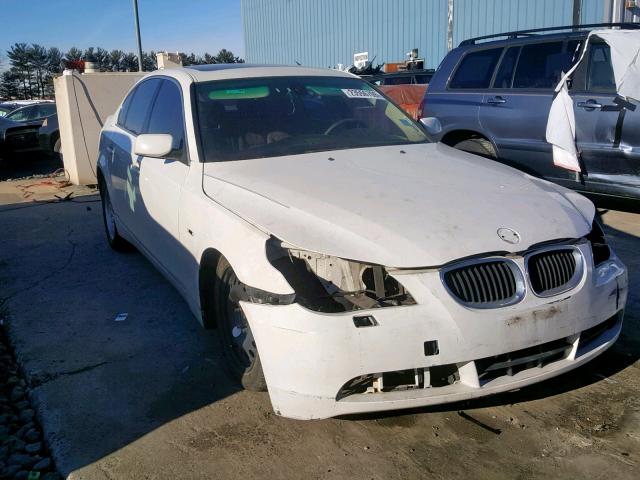 WBANE53526CK79760 - 2006 BMW 525 I WHITE photo 1