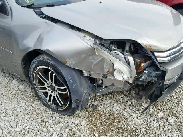 3FAHP08108R162689 - 2008 FORD FUSION SEL SILVER photo 9