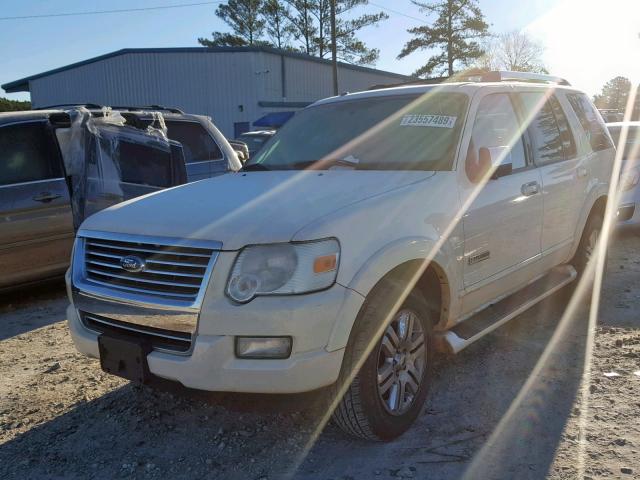 1FMEU65E77UB87298 - 2007 FORD EXPLORER L WHITE photo 2