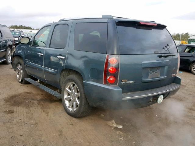 1GKFK63857J260010 - 2007 GMC YUKON DENA BLUE photo 3