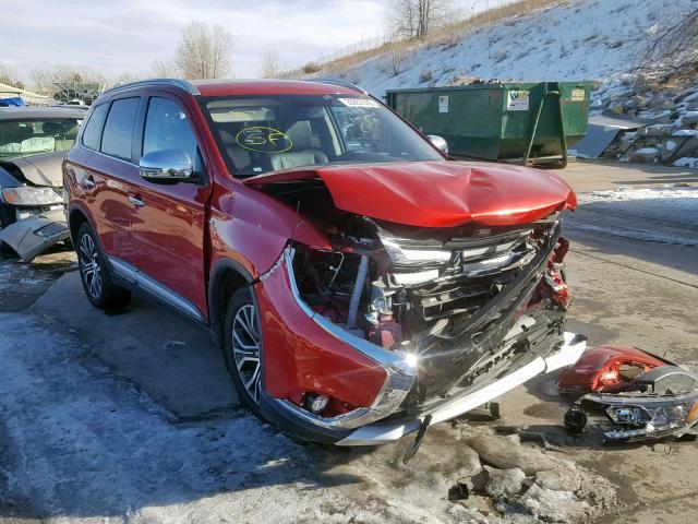 JA4JZ4AX5HZ007797 - 2017 MITSUBISHI OUTLANDER RED photo 1