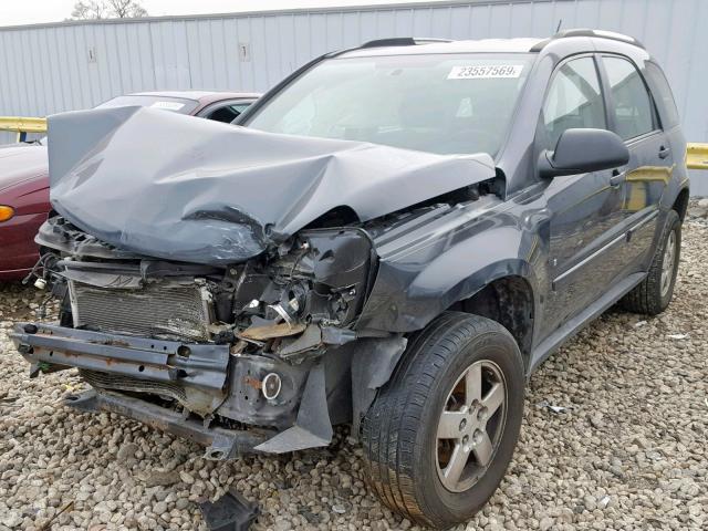 2CNDL13F796205376 - 2009 CHEVROLET EQUINOX LS GRAY photo 2