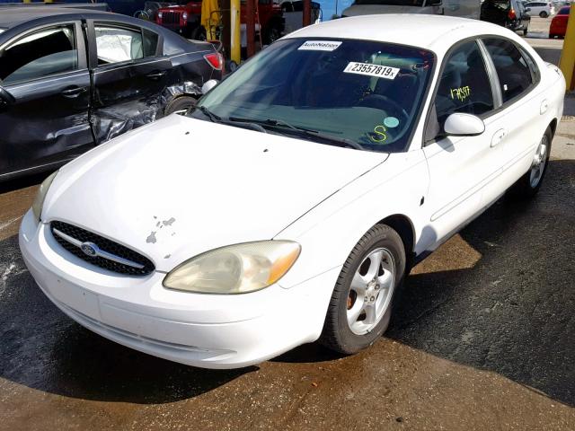 1FAFP55252G246961 - 2002 FORD TAURUS SES WHITE photo 2