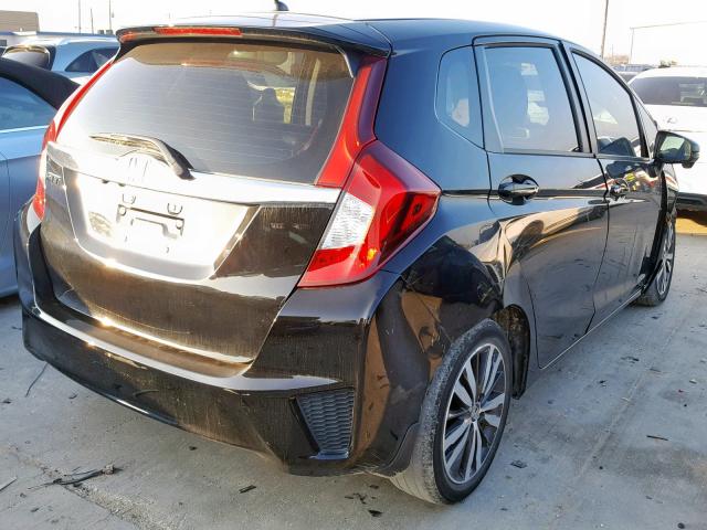 3HGGK5H81FM712928 - 2015 HONDA FIT EX BLACK photo 4