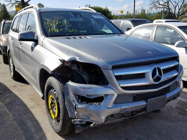 4JGDF6EE9FA568978 - 2015 MERCEDES-BENZ GL 450 4MA GRAY photo 1