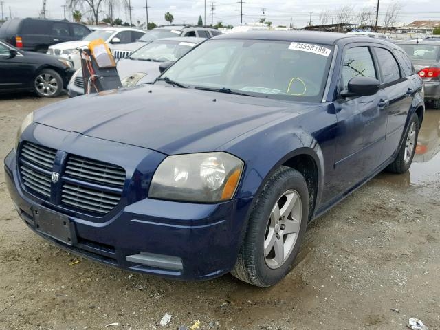 2D4FV47T46H147500 - 2006 DODGE MAGNUM SE BLUE photo 2