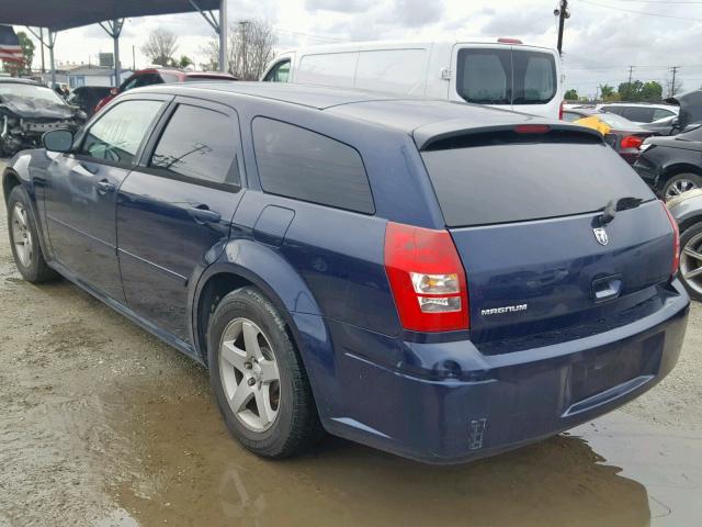 2D4FV47T46H147500 - 2006 DODGE MAGNUM SE BLUE photo 3