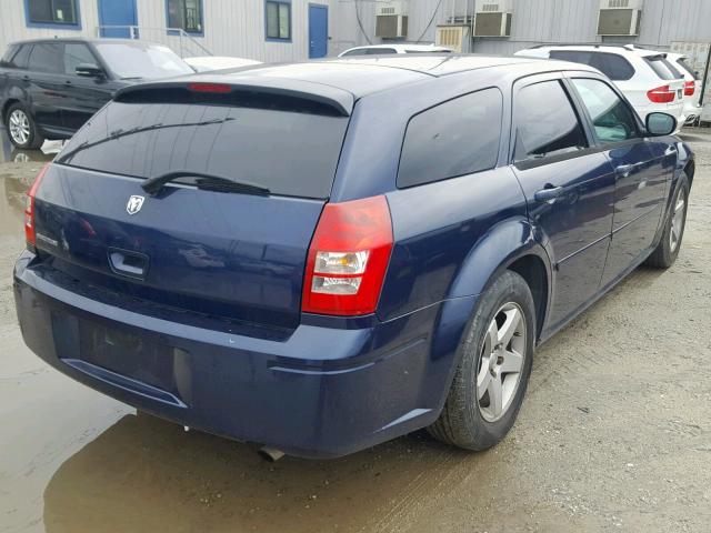 2D4FV47T46H147500 - 2006 DODGE MAGNUM SE BLUE photo 4