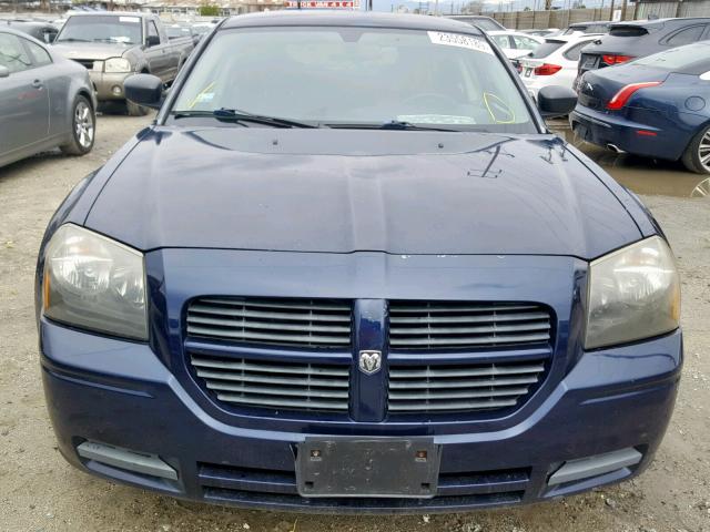 2D4FV47T46H147500 - 2006 DODGE MAGNUM SE BLUE photo 9