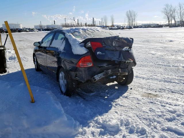 2HGFA16387H007347 - 2007 HONDA CIVIC DX BLUE photo 3