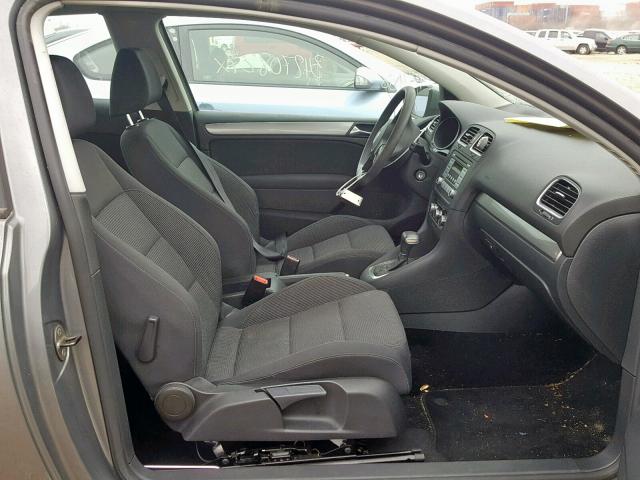 WVWBB7AJ2AW234660 - 2010 VOLKSWAGEN GOLF GRAY photo 5