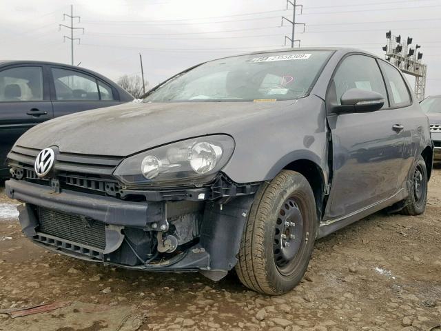 WVWBB7AJ2AW234660 - 2010 VOLKSWAGEN GOLF GRAY photo 9