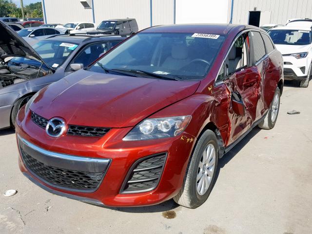 JM3ER2W52A0341077 - 2010 MAZDA CX-7 Czerwony zdjęcie 2
