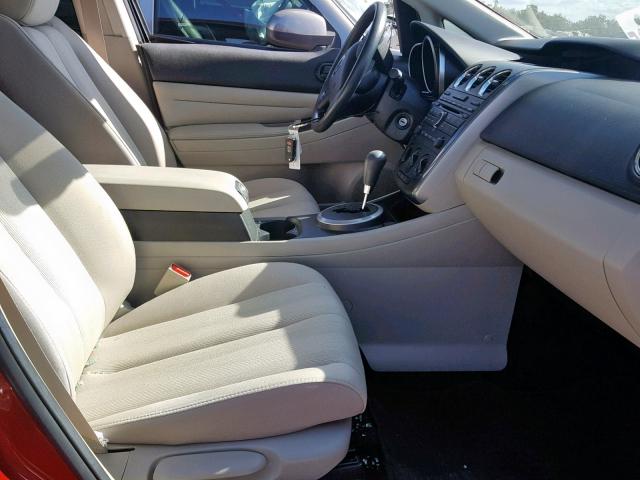 JM3ER2W52A0341077 - 2010 MAZDA CX-7 Czerwony zdjęcie 5