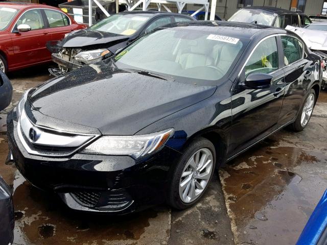 19UDE2F74GA011169 - 2016 ACURA ILX PREMIU BLACK photo 2