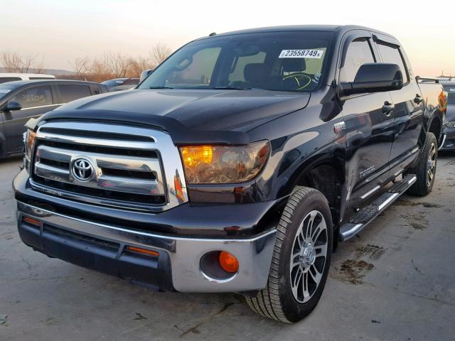 5TFEY5F10CX122767 - 2012 TOYOTA TUNDRA CRE BLACK photo 2