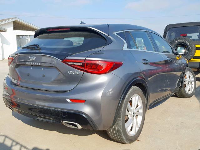 SJKCH5CP8HA023881 - 2017 INFINITI QX30 BASE GRAY photo 4