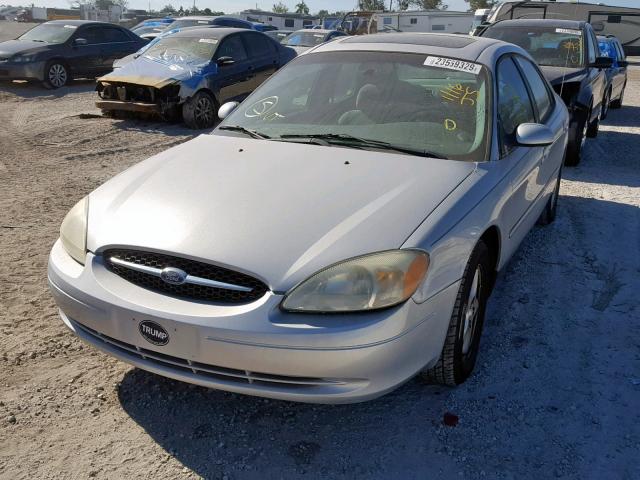 1FAFP55U82A152433 - 2002 FORD TAURUS SES SILVER photo 2