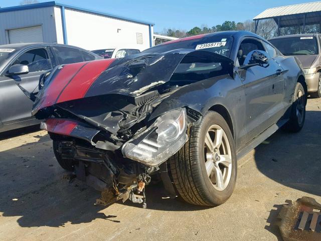 1FA6P8AM2F5328589 - 2015 FORD MUSTANG BLACK photo 2