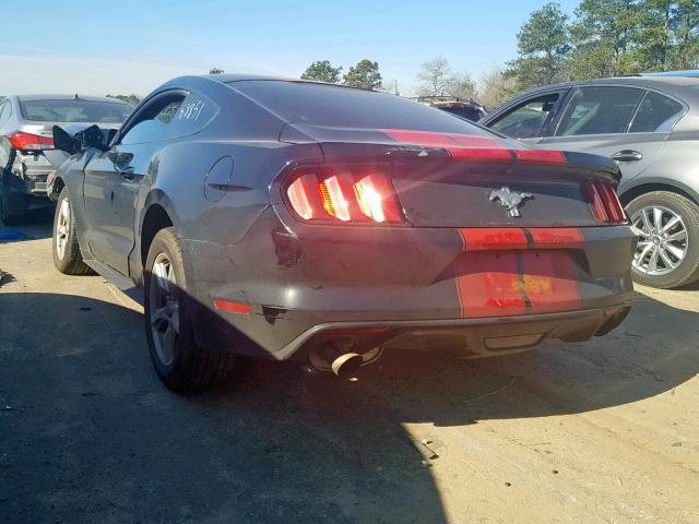 1FA6P8AM2F5328589 - 2015 FORD MUSTANG BLACK photo 3