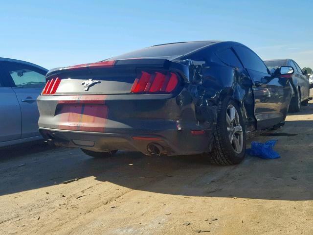 1FA6P8AM2F5328589 - 2015 FORD MUSTANG BLACK photo 4