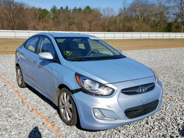 KMHCU4AE7DU583311 - 2013 HYUNDAI ACCENT GLS BLUE photo 1