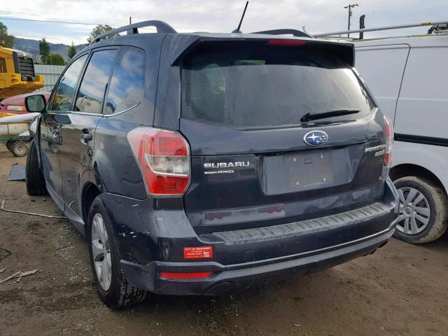 JF2SJAHC2EH517319 - 2014 SUBARU FORESTER 2 GRAY photo 3