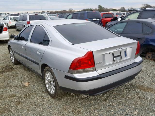 YV1RS61T242320261 - 2004 VOLVO S60 SILVER photo 3