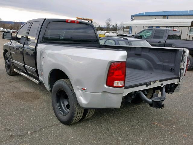 3D7MA48C54G189255 - 2004 DODGE RAM 3500 S BLACK photo 3