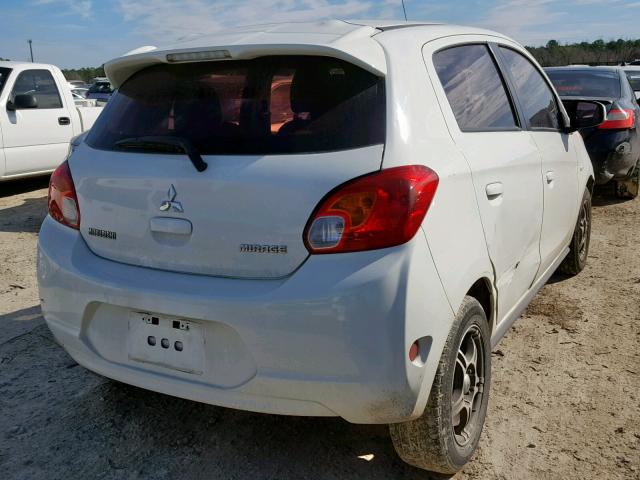 ML32A3HJ0EH025819 - 2014 MITSUBISHI MIRAGE DE WHITE photo 4