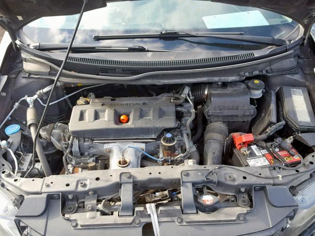 2HGFB2F94CH577363 - 2012 HONDA CIVIC EXL GRAY photo 7