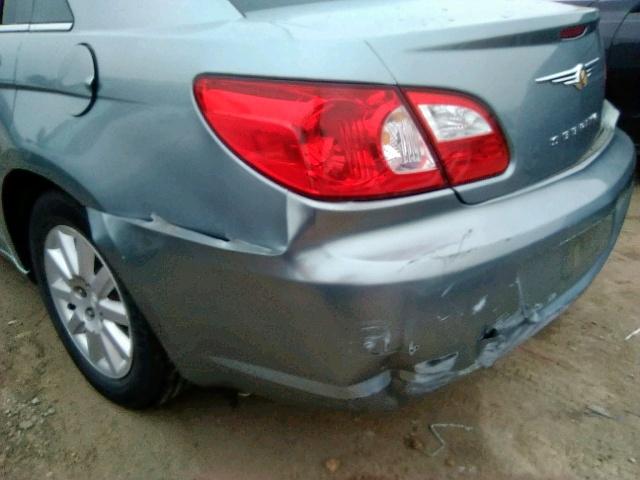 1C3LC46JX8N182658 - 2008 CHRYSLER SEBRING LX SILVER photo 9