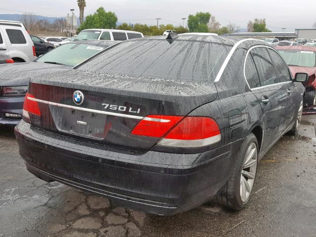 WBAHN83517DT68021 - 2007 BMW 750 BLACK photo 4