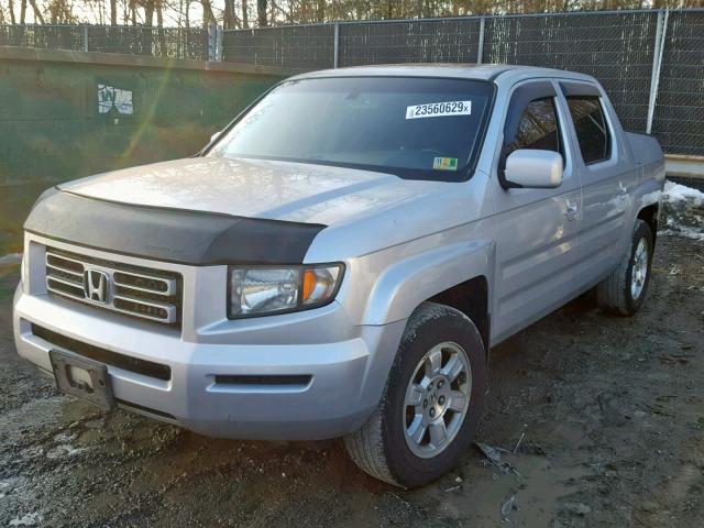 2HJYK16548H505659 - 2008 HONDA RIDGELINE SILVER photo 2