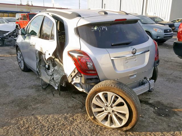 KL4CJASB0JB581174 - 2018 BUICK ENCORE PRE GRAY photo 3