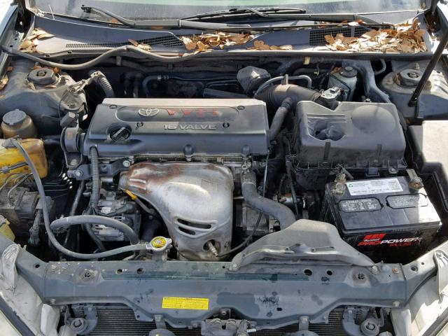 4T1BE32K52U625527 - 2002 TOYOTA CAMRY LE GREEN photo 7