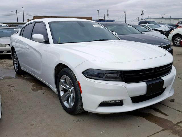 2C3CDXHGXGH339256 - 2016 DODGE CHARGER SX WHITE photo 1