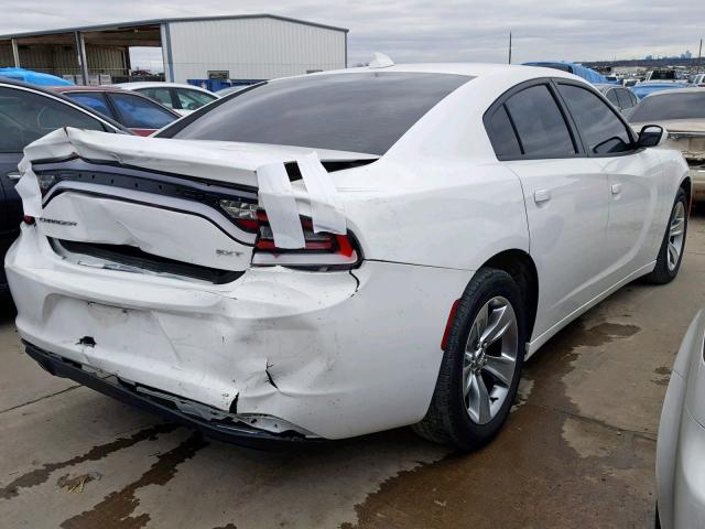 2C3CDXHGXGH339256 - 2016 DODGE CHARGER SX WHITE photo 4