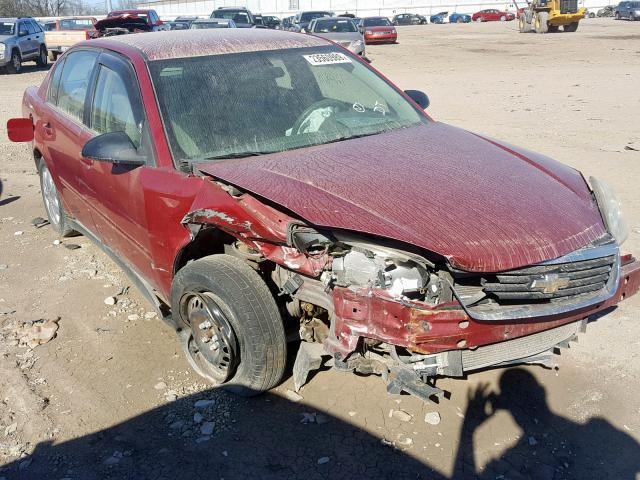 1G1ZS58F87F201748 - 2007 CHEVROLET MALIBU LS RED photo 1