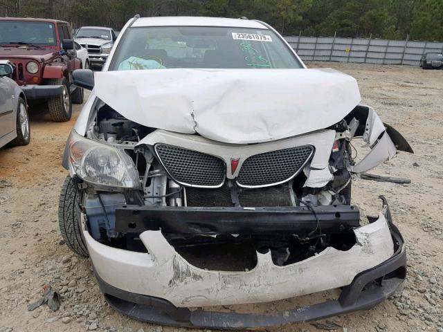 5Y2SL65877Z423570 - 2007 PONTIAC VIBE WHITE photo 9