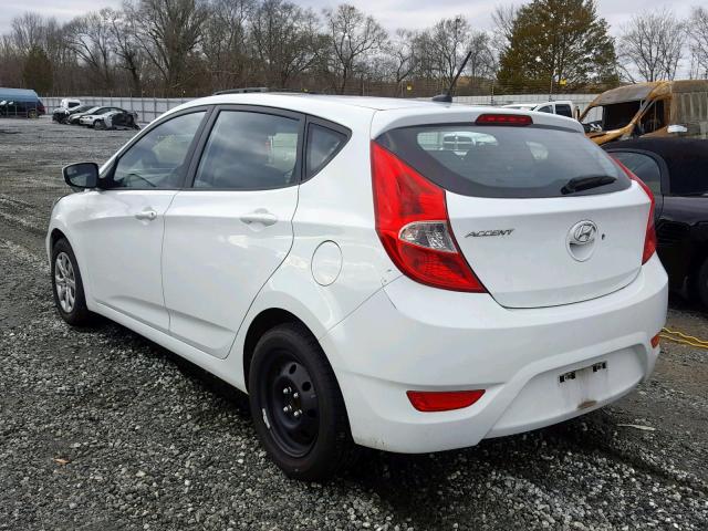 KMHCT5AE9EU173698 - 2014 HYUNDAI ACCENT GLS WHITE photo 3