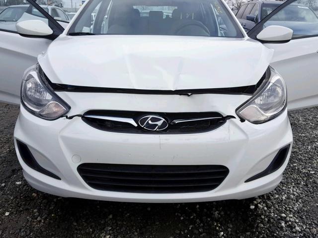 KMHCT5AE9EU173698 - 2014 HYUNDAI ACCENT GLS WHITE photo 7