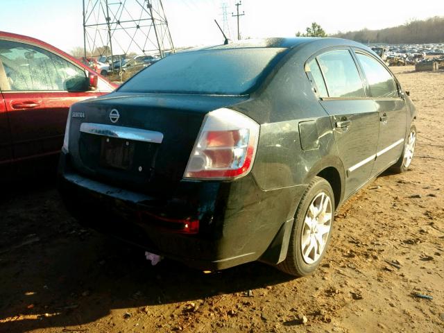 3N1AB6AP4AL621679 - 2010 NISSAN SENTRA 2.0 BLACK photo 4