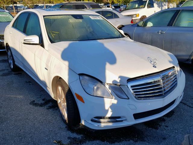 WDDHF5KB9CA652097 - 2012 MERCEDES-BENZ E 350 WHITE photo 1