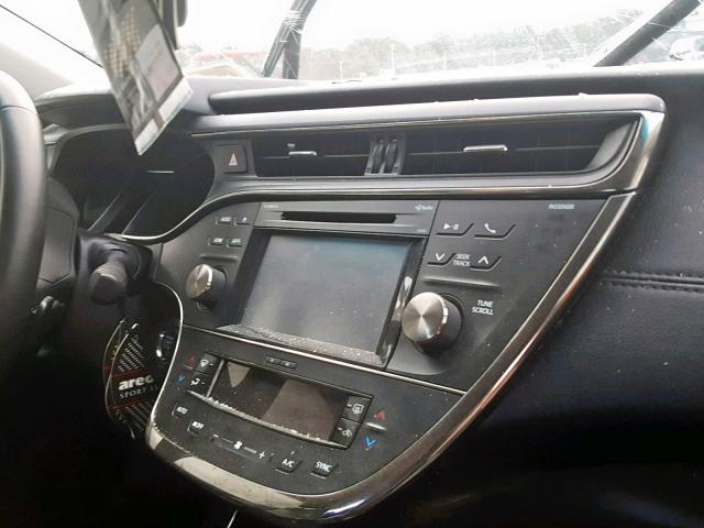 4T1BK1EB9GU193833 - 2016 TOYOTA AVALON XLE BLACK photo 9