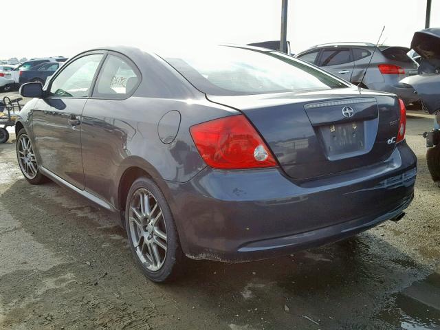 JTKDE167370210544 - 2007 TOYOTA SCION TC CHARCOAL photo 3