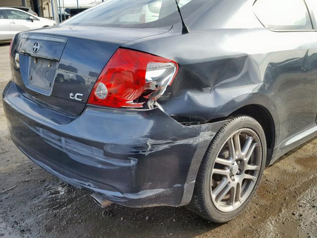 JTKDE167370210544 - 2007 TOYOTA SCION TC CHARCOAL photo 9