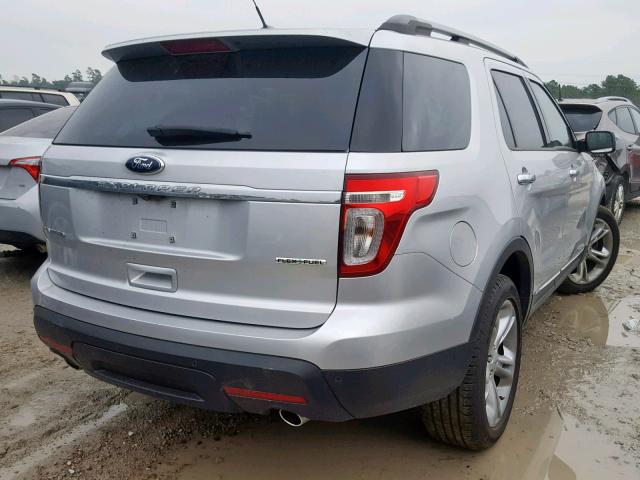 1FM5K7F82DGA70758 - 2013 FORD EXPLORER L SILVER photo 4